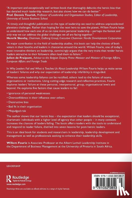 Fourie, Willem - Why Leaders Fail and What It Teaches Us About Leadership