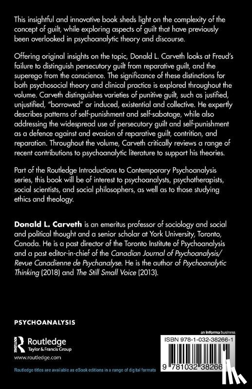 Carveth, Donald L. (York University - Guilt