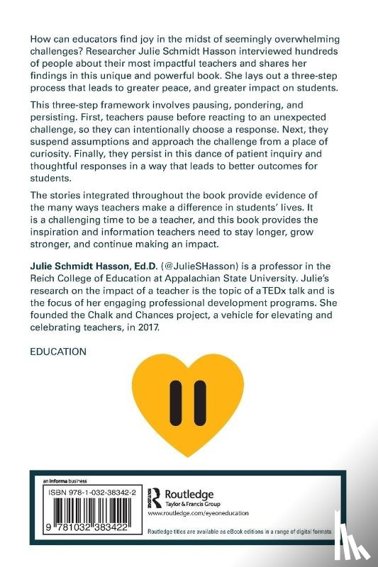 Schmidt Hasson, Julie (Consultant - Pause, Ponder, and Persist in the Classroom