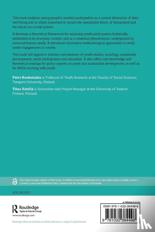  - Young People as Agents of Sustainable Society