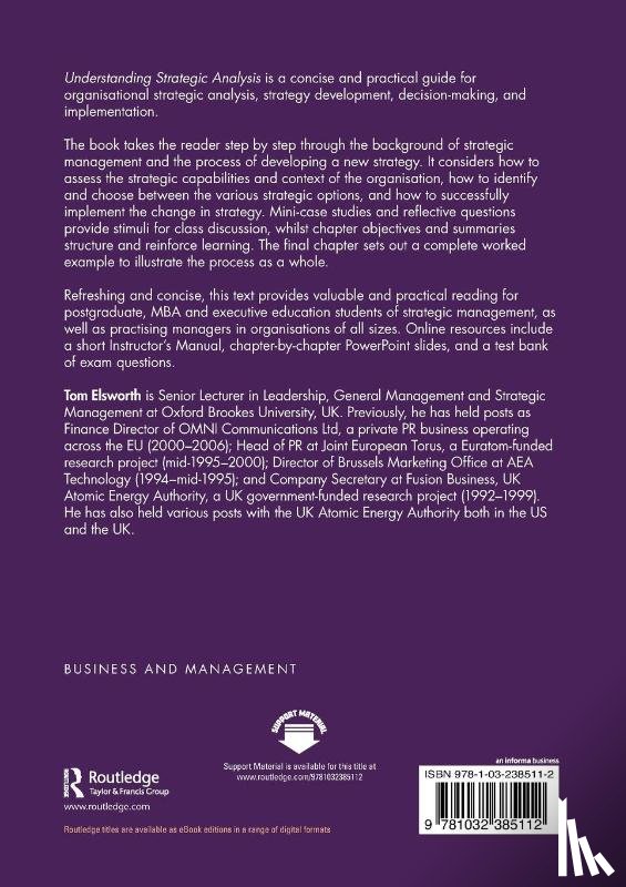 Elsworth, Tom - Understanding Strategic Analysis