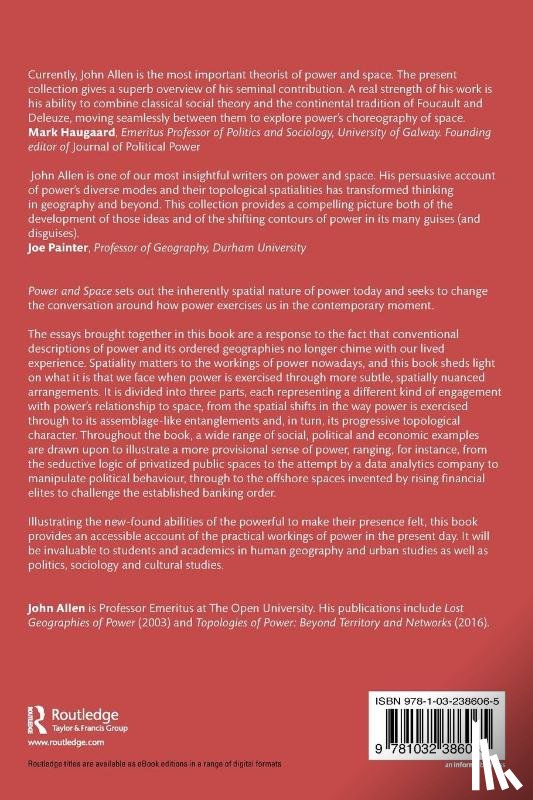 Allen, John (John Allen works at The Open University) - Power and Space