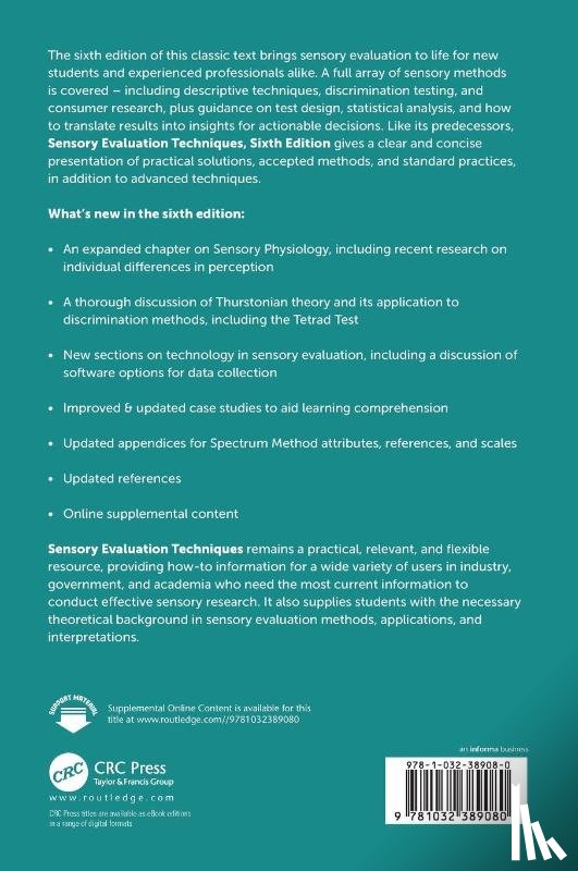 Civille, Gail Vance, Carr, B. Thomas, Osdoba, Katie E. - Sensory Evaluation Techniques