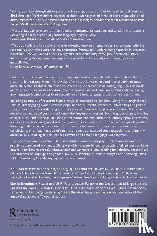 Baker, Paul, Brookes, Gavin - Masculinities and Language