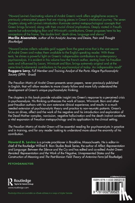  - The Freudian Matrix of ?Andre Green