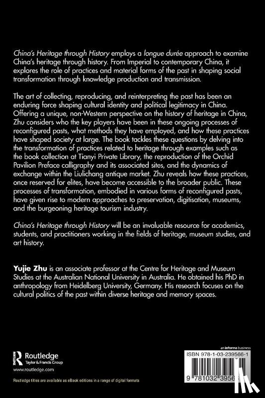 Zhu, Yujie (The Australian National University - China’s Heritage through History