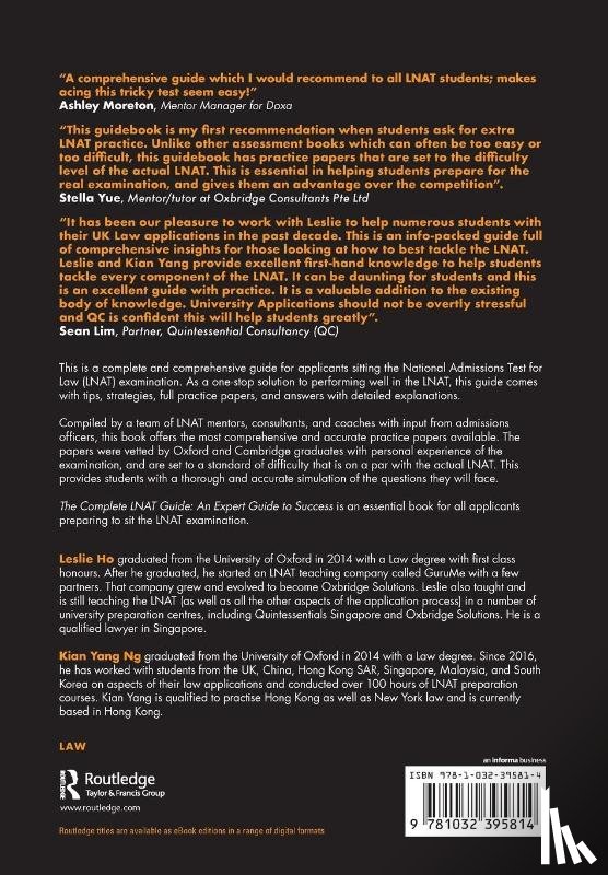 Ho, Leslie, Yang Ng, Kian - The Complete LNAT Guide