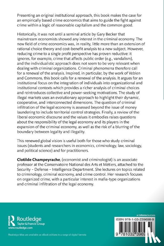 Champeyrache, Clotilde - Crime Economics