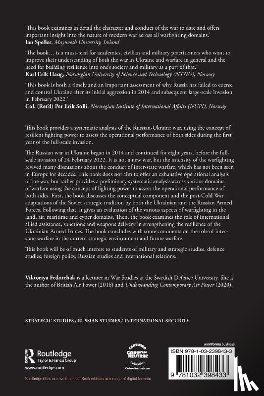 Fedorchak, Viktoriya (Swedish Defence University - The Russia-Ukraine War