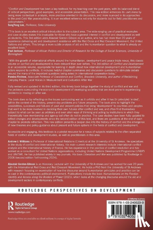 Williams, Andrew J. (University of St. Andrews, Gordon-Gibson, Alasdair - Conflict and Development