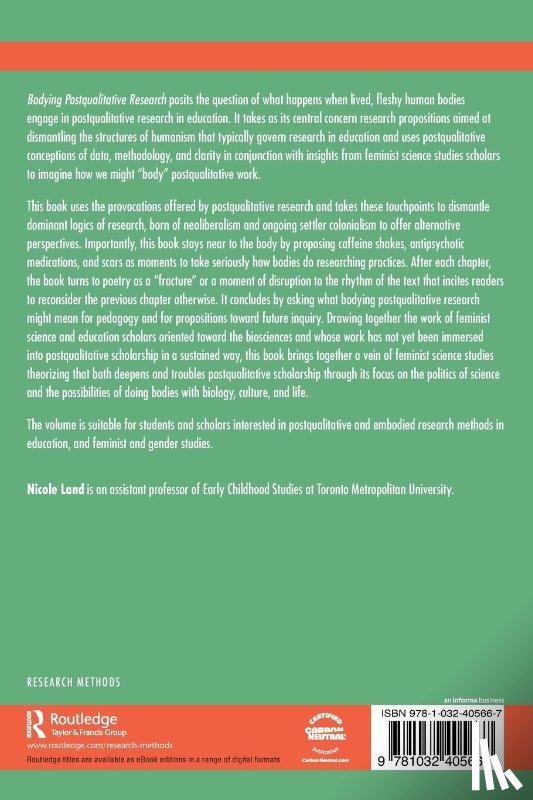 Land, Nicole - Bodying Postqualitative Research