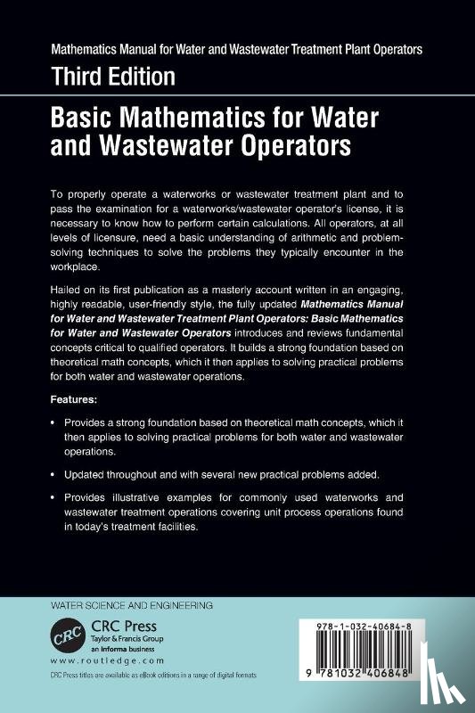 Spellman, Frank R. (Spellman Environmental Consultants - Mathematics Manual for Water and Wastewater Treatment Plant Operators