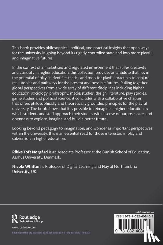  - The Playful University