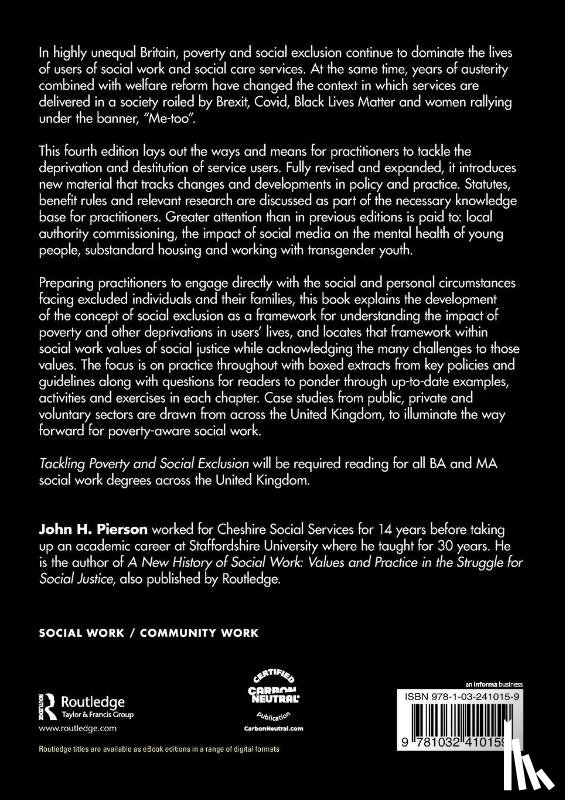 Pierson, John H. - Tackling Poverty and Social Exclusion