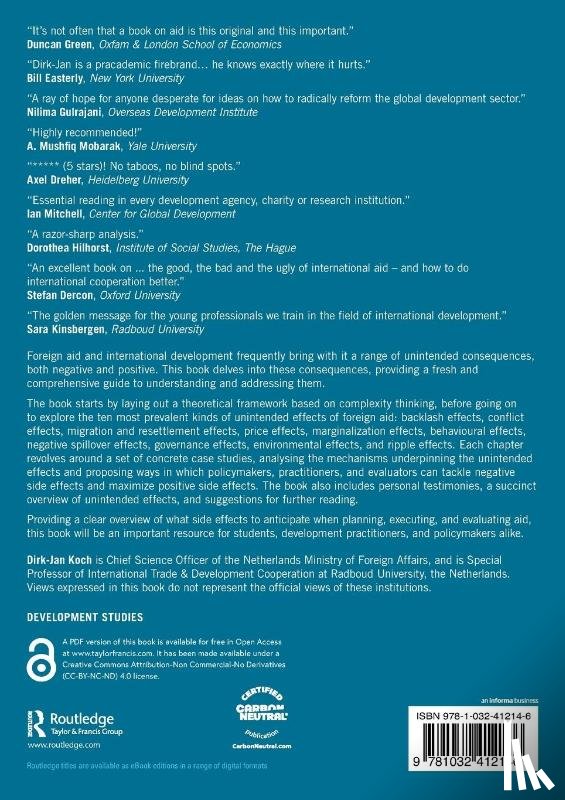 Koch, Dirk-Jan - Foreign Aid and Its Unintended Consequences
