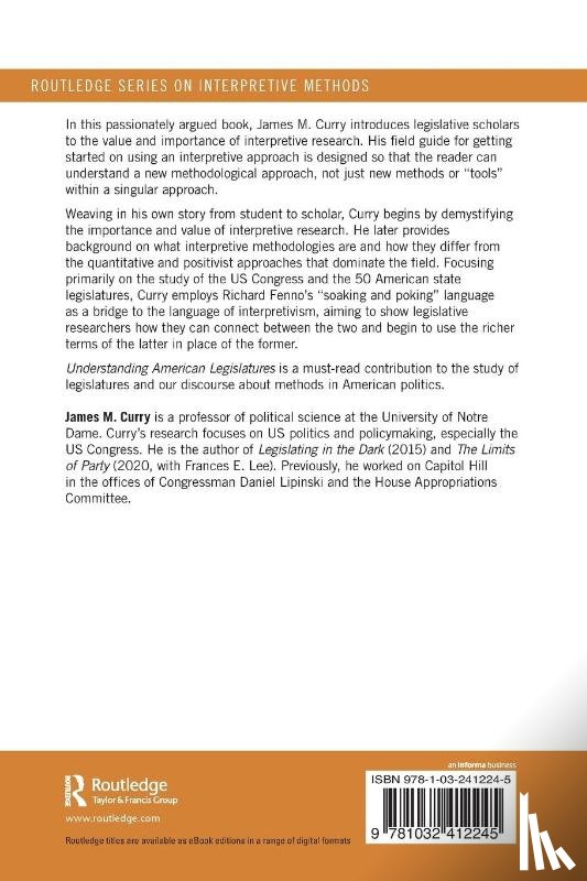 Curry, James M. (University of Utah - Understanding American Legislatures