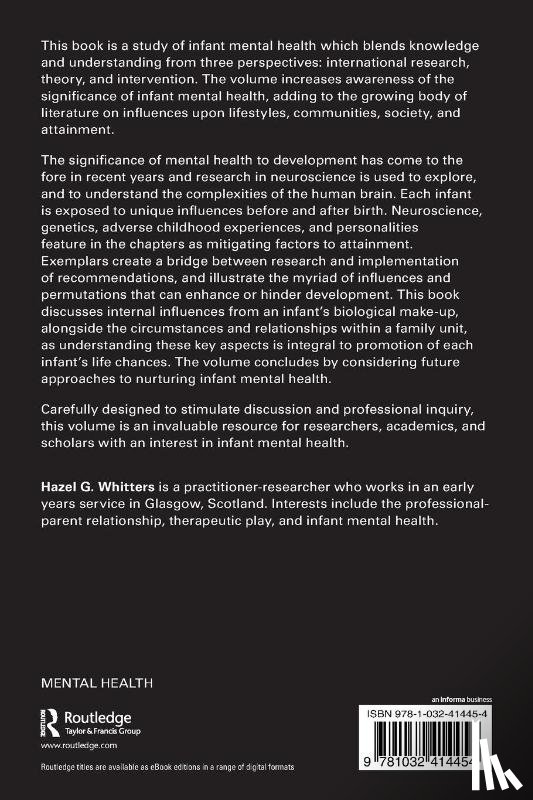 Whitters, Hazel G. (Glasgow Voluntary Organisation - A Study into Infant Mental Health