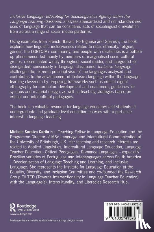 Saraiva Carilo, Michele - Inclusive Language