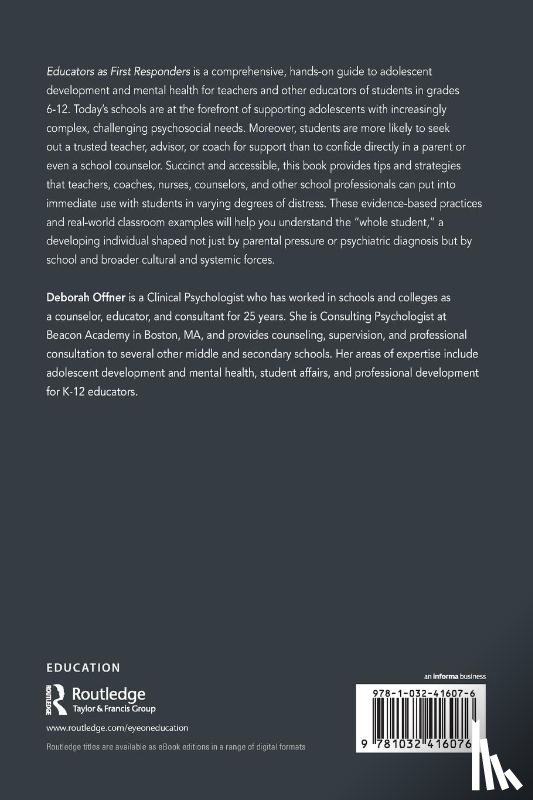 Offner, Deborah - Educators as First Responders