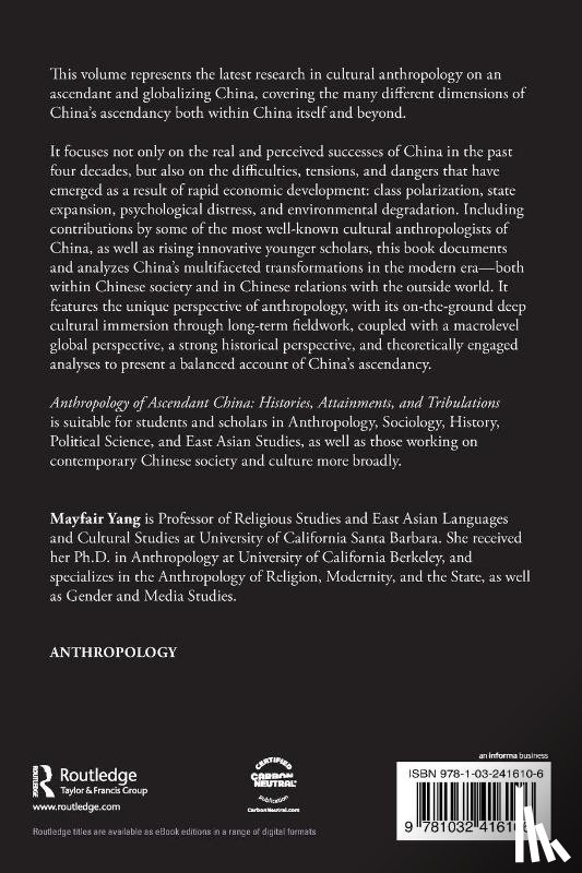  - Anthropology of Ascendant China