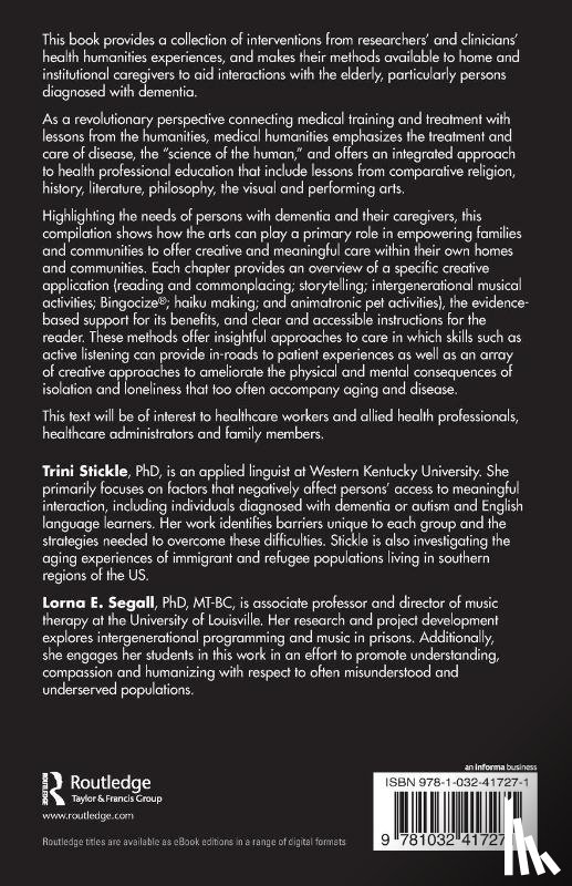  - Applied Health Humanities for the Aging