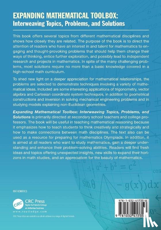 Pritsker, Boris - Expanding Mathematical Toolbox: Interweaving Topics, Problems, and Solutions