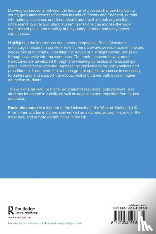 Alexander, Rosie - Higher Education, Place, and Career Development