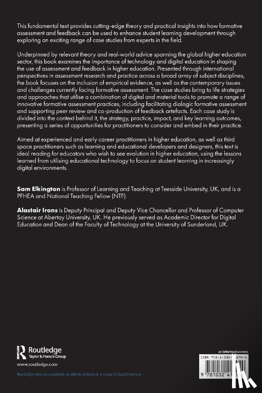  - Formative Assessment and Feedback in Post-Digital Learning Environments