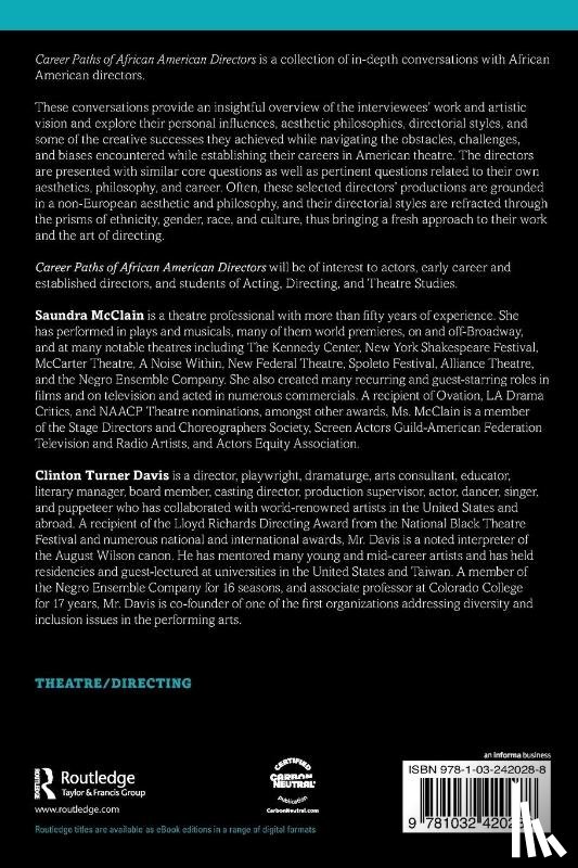 McClain, Saundra, Turner Davis, Clinton - Career Paths of African American Directors