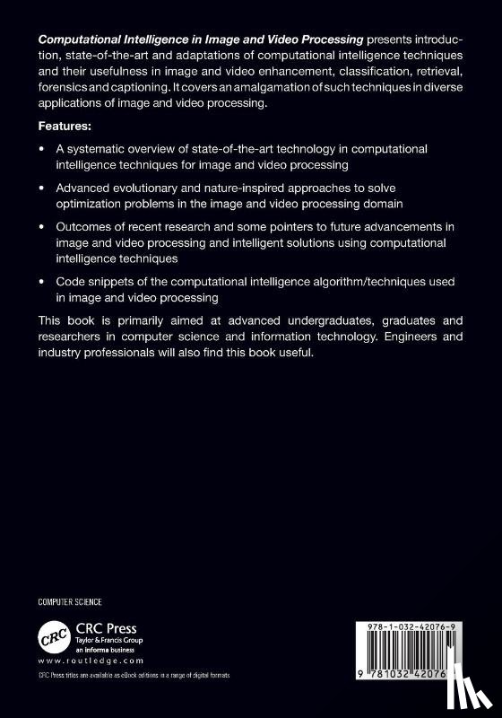  - Computational Intelligence in Image and Video Processing