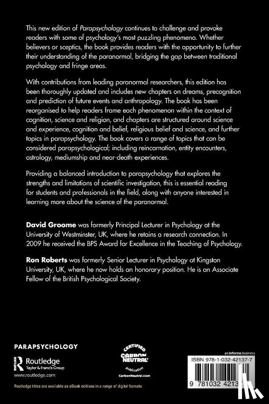  - Parapsychology