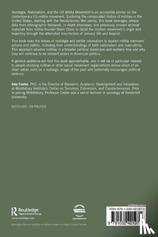 Cooter, Amy - Nostalgia, Nationalism, and the US Militia Movement