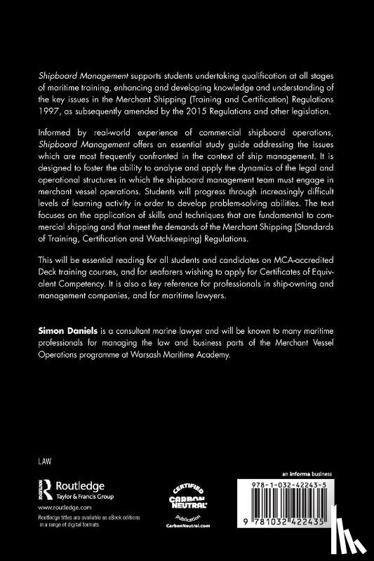Daniels, Simon - Shipboard Management