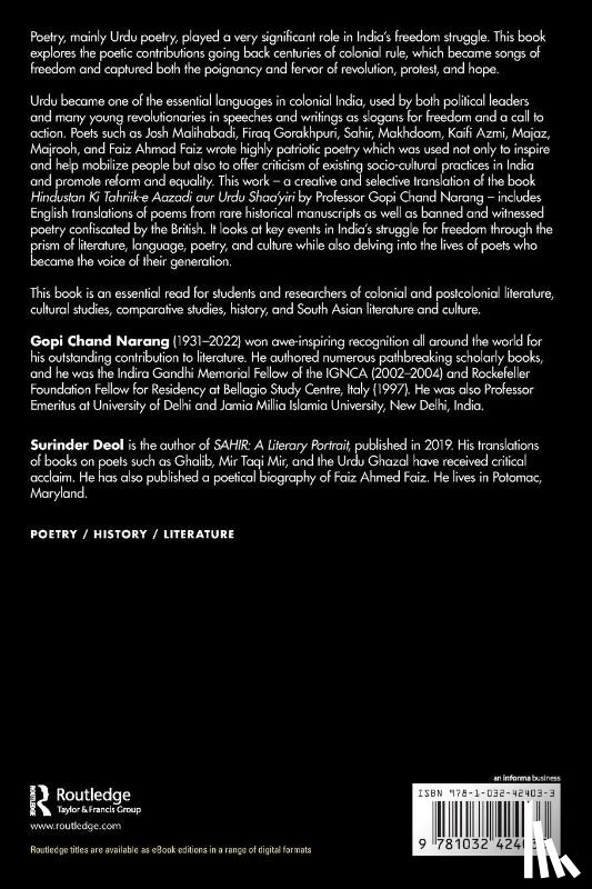 Narang, Gopi Chand - India’s Freedom Struggle and the Urdu Poetry