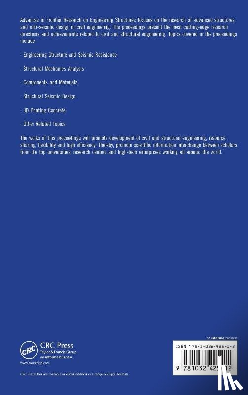  - Advances in Frontier Research on Engineering Structures Volume 2