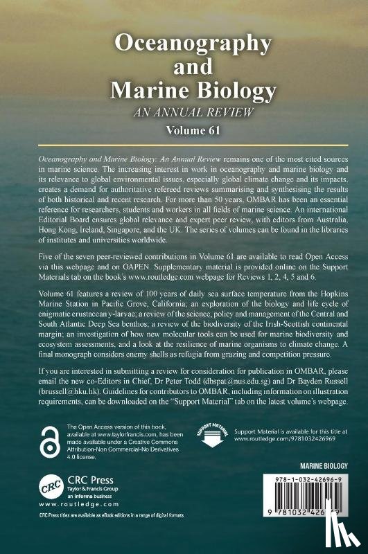  - Oceanography and Marine Biology