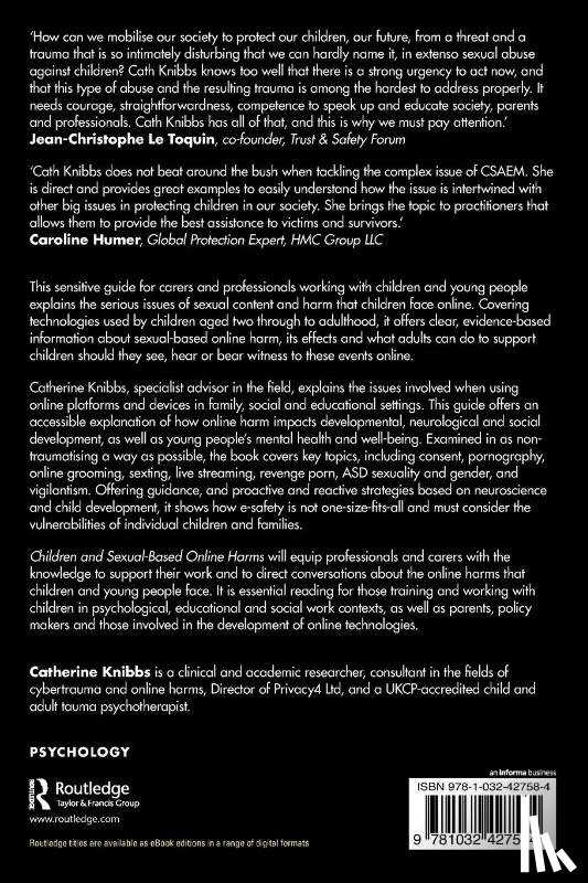 Knibbs, Catherine - Children and Sexual-Based Online Harms