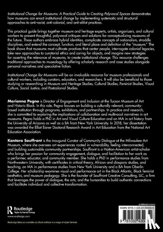  - Institutional Change for Museums
