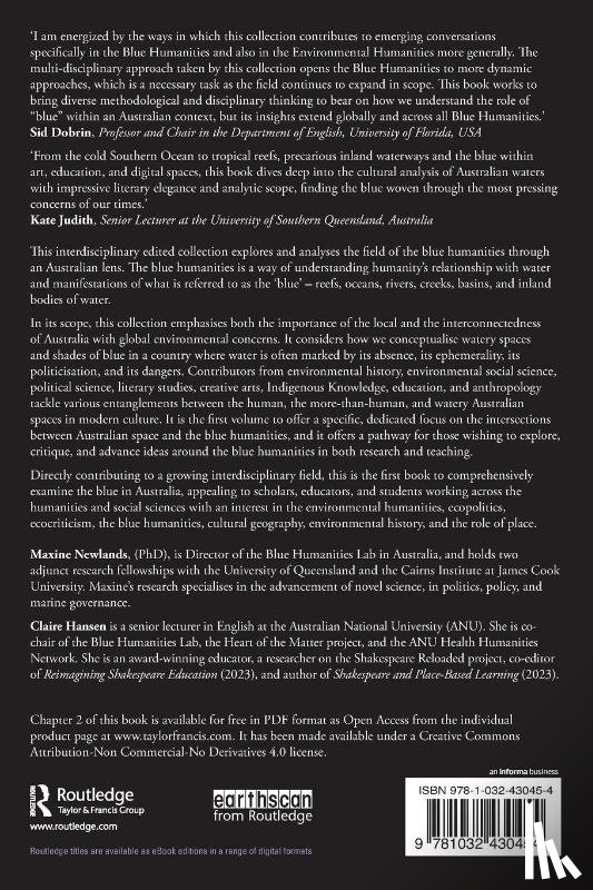  - Critical Approaches to the Australian Blue Humanities