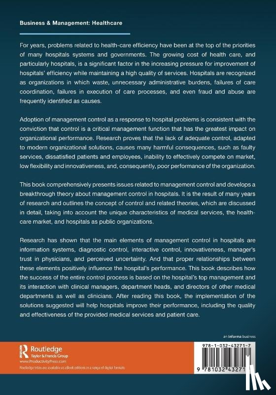 Lewandowski, Roman A. - Management Control in Hospitals