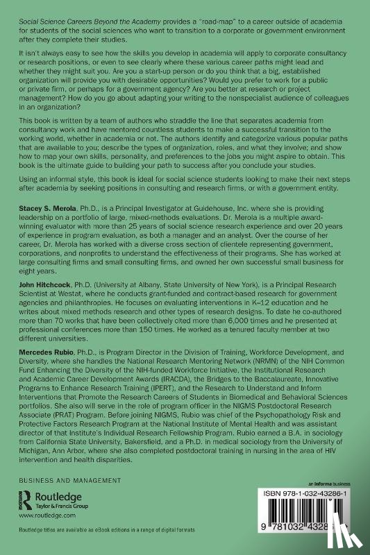 Merola, Stacey S., Hitchcock, John, Rubio, Mercedes - Social Science Careers Beyond the Academy