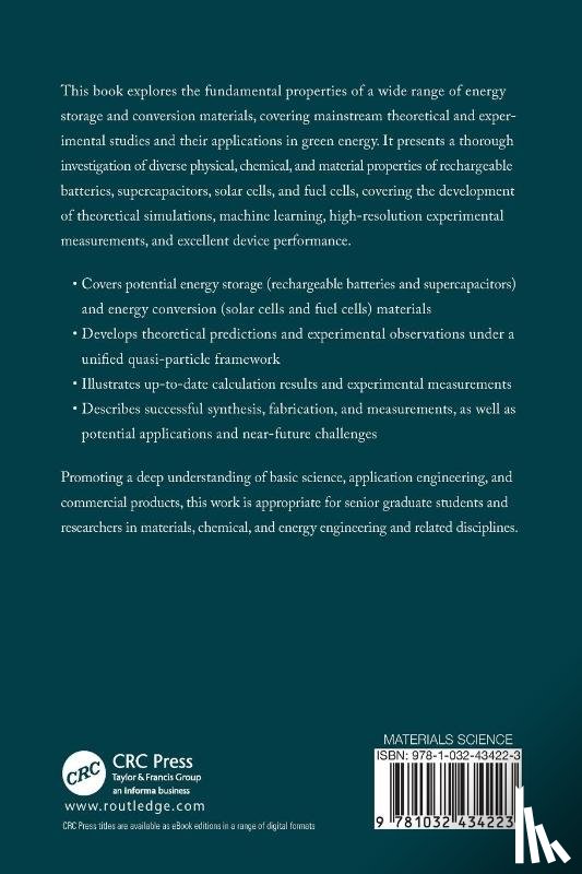  - Energy Storage and Conversion Materials