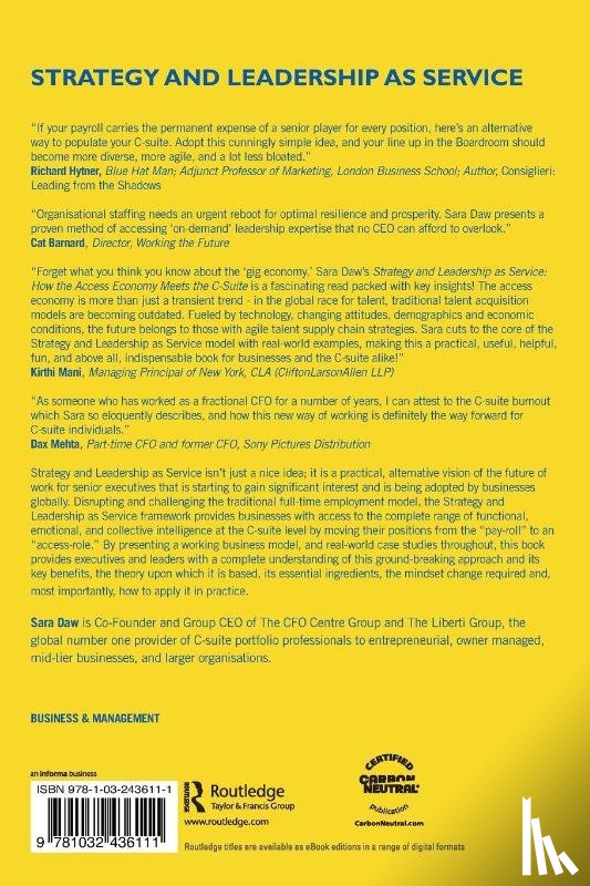 Daw, Sara - Strategy and Leadership as Service