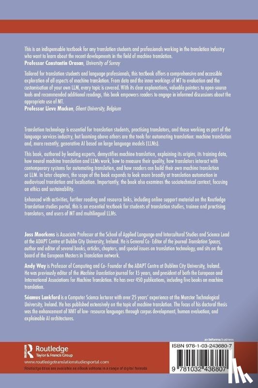 Moorkens, Joss, Way, Andy, Lankford, Seamus - Automating Translation