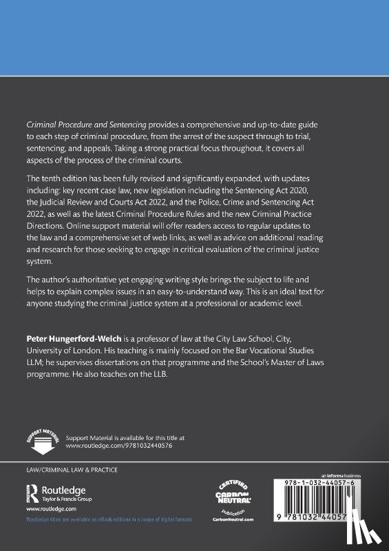 Hungerford-Welch, Peter - Criminal Procedure and Sentencing