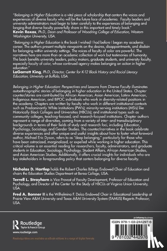  - Belonging in Higher Education