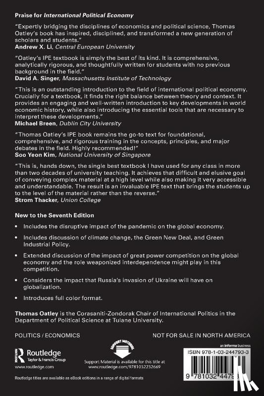 Oatley, Thomas (University of North Carolina) - International Political Economy