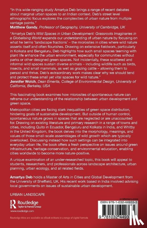 Deb, Amartya - Wild Spaces in Urban Development