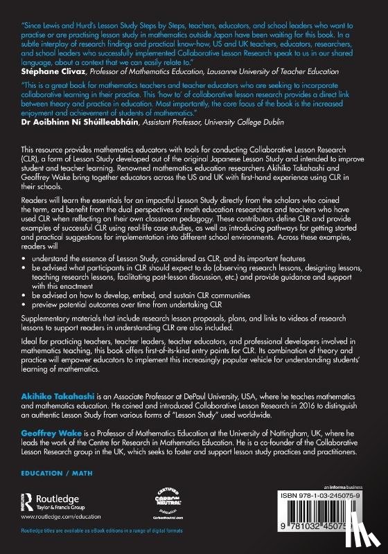  - The Mathematics Practitioner’s Guidebook for Collaborative Lesson Research