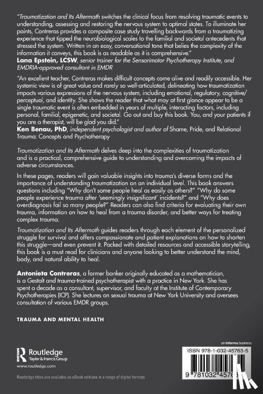 Contreras, Antonieta (New York University - Traumatization and Its Aftermath